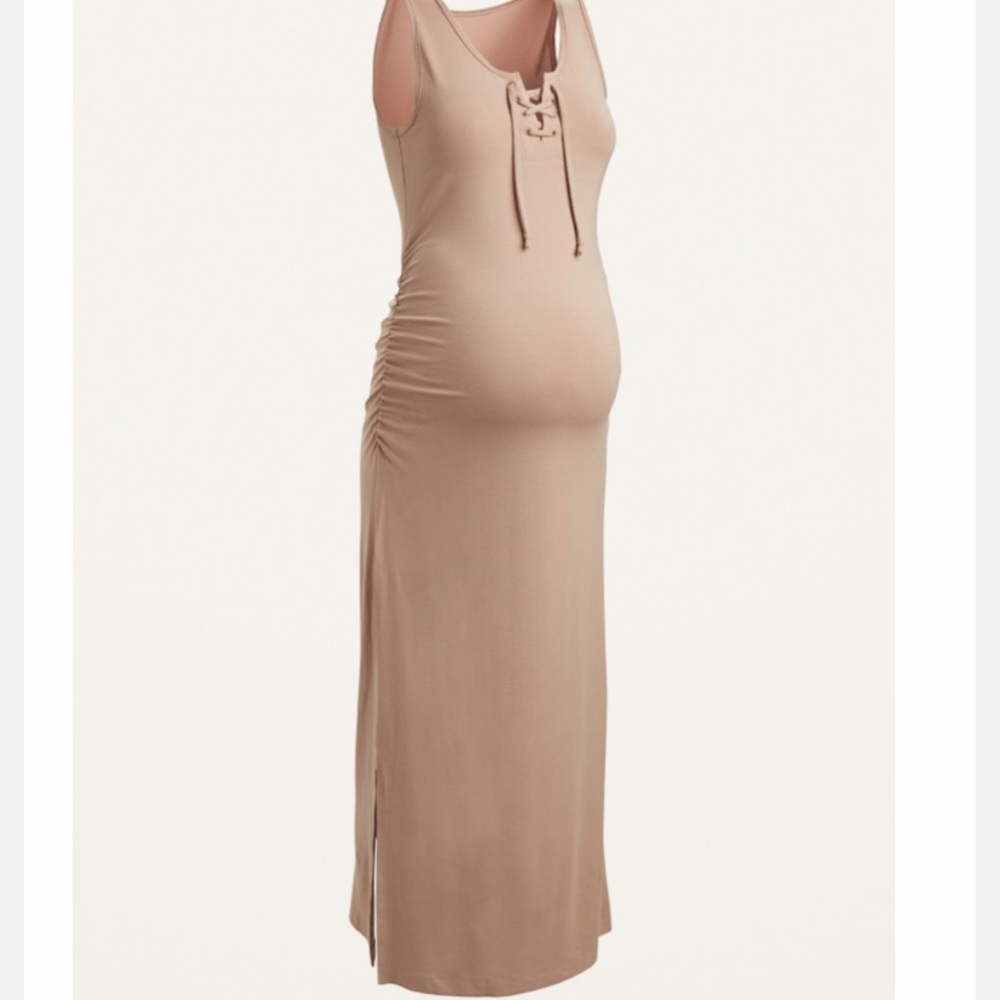 Old Navy Maternity Sleeveless lace-up Maxi Dress